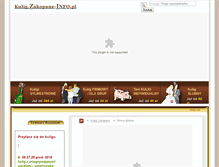 Tablet Screenshot of kulig.zakopane-info.pl